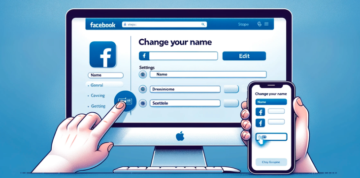 измените свое имя на Facebook